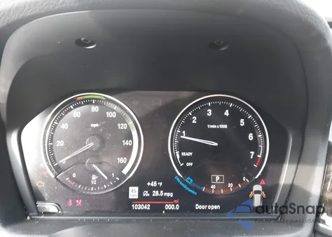 2020 BMW X1 Sdrive28I из США, поврежденный, VIN WBXJG7C07L3L85650